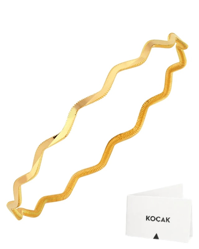 Koçak 22 Ayar 10 Gr Zigzag Ajda Bilezik 22blz506