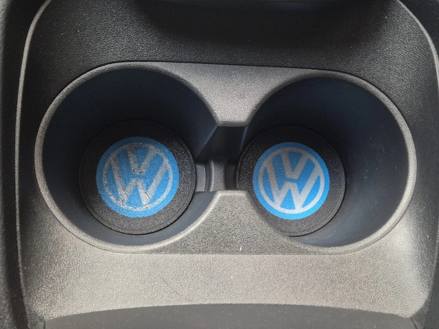 Volkswagen Araç Bardaklık Altlığı , Vw Şişe Ve Bardak Altlığı, Volkswagen Logolu Oto Bardaklık Altlı
