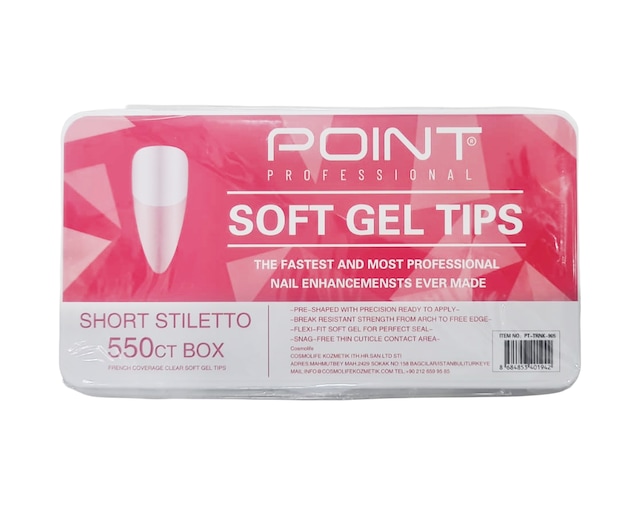 Point Jel Tips Profesyonel Protez Tırnak - 905 Çok Renkli