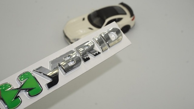 Hybrid Bagaj Krom Metal 3M 3D Logo Amblem