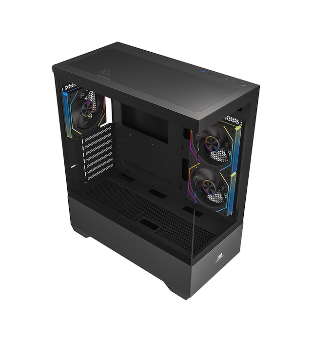 PowerBoost PB-J9031B 3- MID-TOWER PC ARGB 750W PSU 80+ Bronze