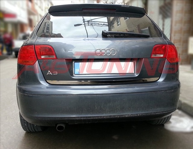 Audı A3 Formlu Krom Bagaj Alt Çıta 2004-2012 Paslanmaz Çelik N11.1847