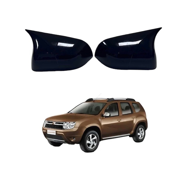 Dacia Duster Yarasa Ayna Kapağı Pianoblack 2011-2017 Uyumlu İthal Abs Plastik A+ Kalite