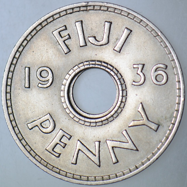 Fiji 1 Penny 1936.