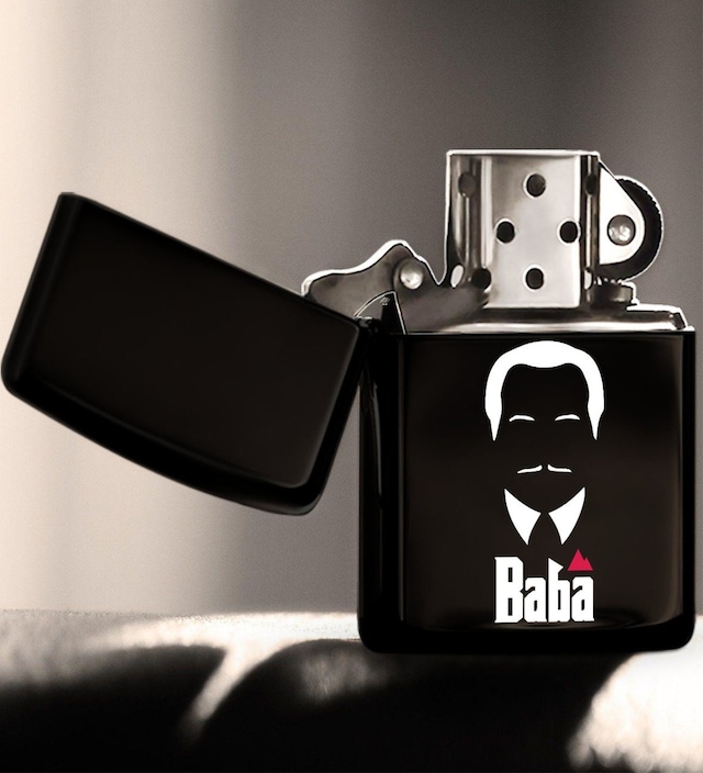 Bk Home Godfather Baba Tasarımlı Renkli Baskılı Benzinli Siyah Me N11.263