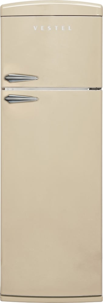 Vestel Retro SC32211 311 LT Statik Üstten Donduruculu Buzdolabı Bej