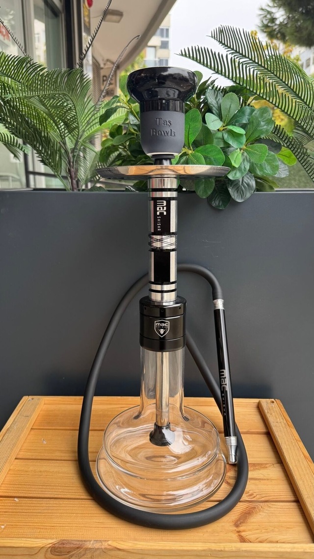 Mac Shisha Small Arizona Özel Tahliyeli Profesyonel Nargile Takımı Ve Lüle