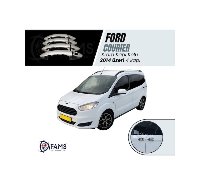 Ford Tourneo Courier Krom Kapı Kolu 4 Kapı 2014 Üzeri P. Çelik