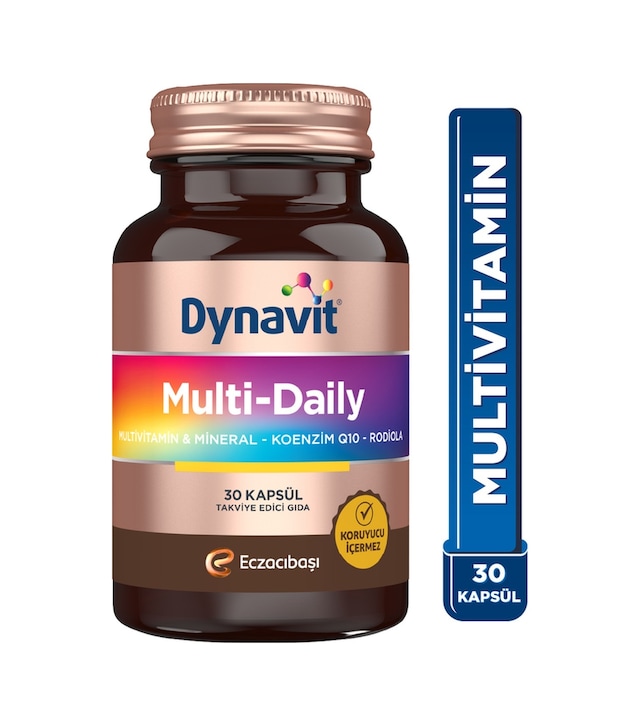 Dynavit Multi-Daily Koenzim Q10-Rodiola 30 Kapsül