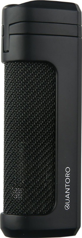Quantoro 3 Torch Pürmüz Siyah Metal Puro Çakmağı - Trz1040