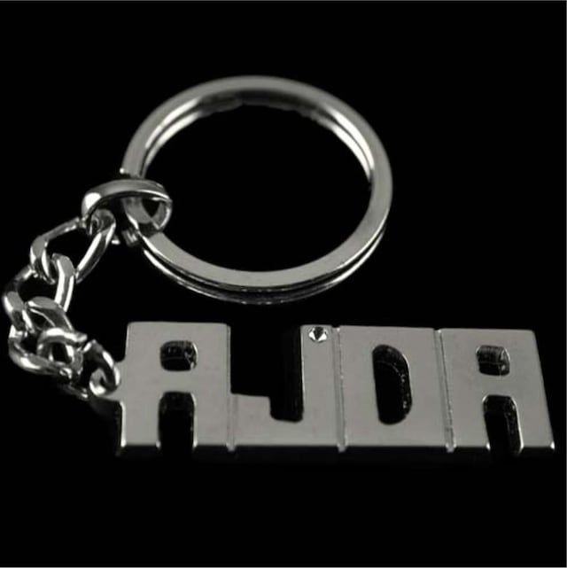 Ajda - 987 - - Spt-gld - İsimli Anahtarlık Çok Renkli