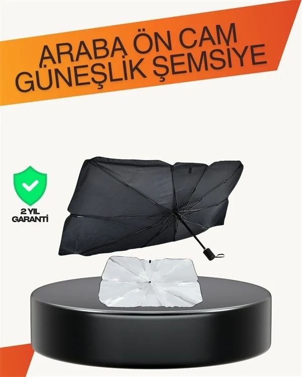 Ers Kalın Kumaşlı Ön Cam Güneşliği Solmaz, Deforme Olmaz, Uzun Ömürlü