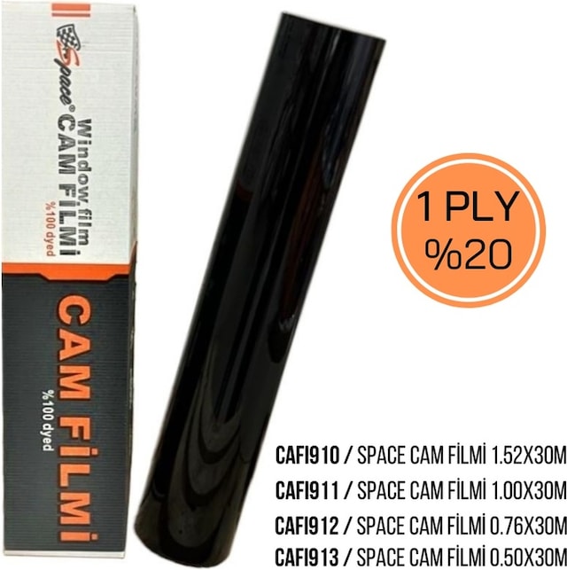 Cam Filmi 0.50x30m %20 1ply / Cafı913