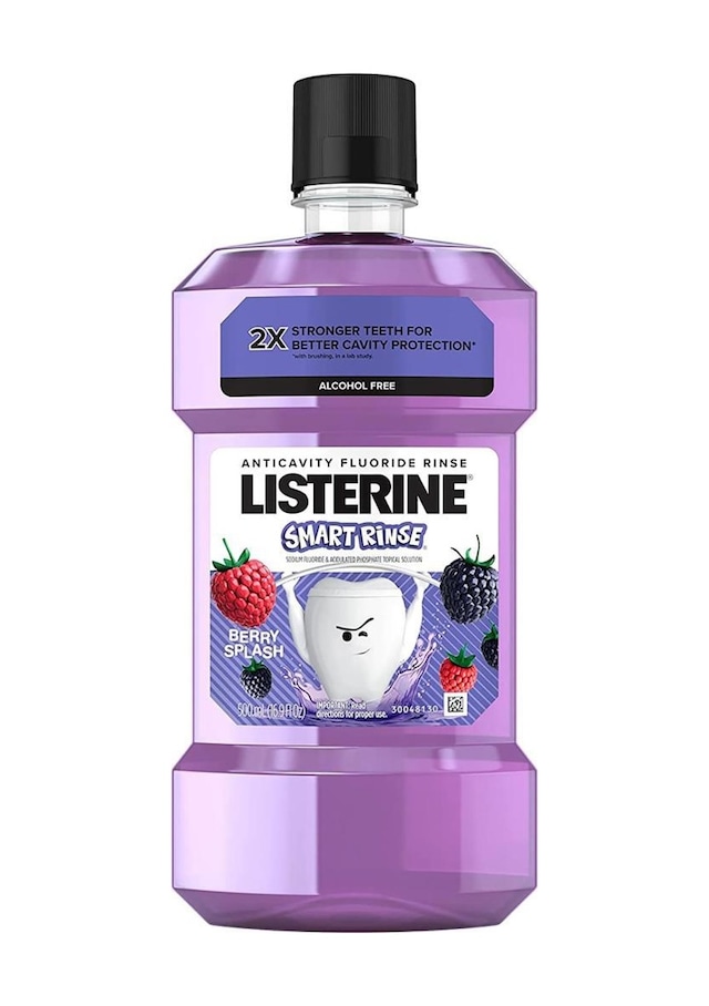 Listerine Smart Rinse Berry Splash Çocuklar için Ağız Bakım Gargarası 500 ML
