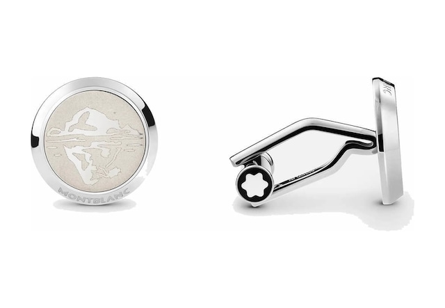 Montblanc 1858 Ice Sea Kol Düğmesi 129508 Gri
