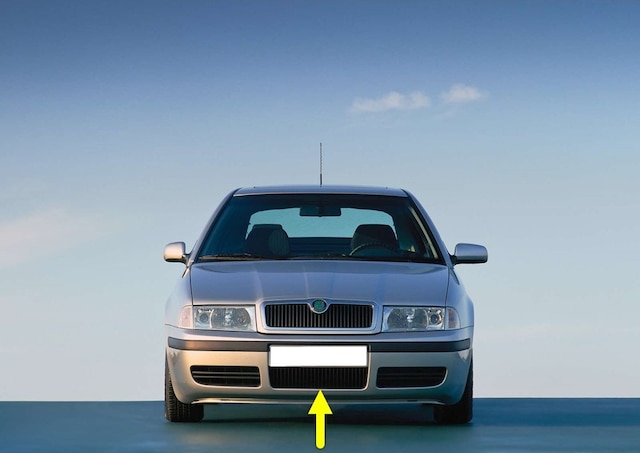 Skoda Octavia A4 2001-2009 Ön Tampon Alt Orta Izgarası 1U0853677