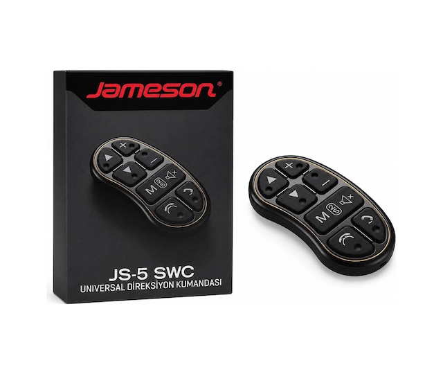 Jameson Direksiyon Kumandası - Jameson Js-5 Swc Universal Kablosuz Direksiyon Kumandası Aparatı Çok Renkli