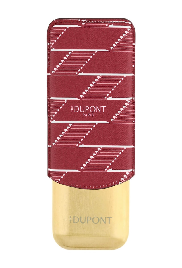 S.t. Dupont Monogram 1872 2li Bordo Puro Kılıfı 183478