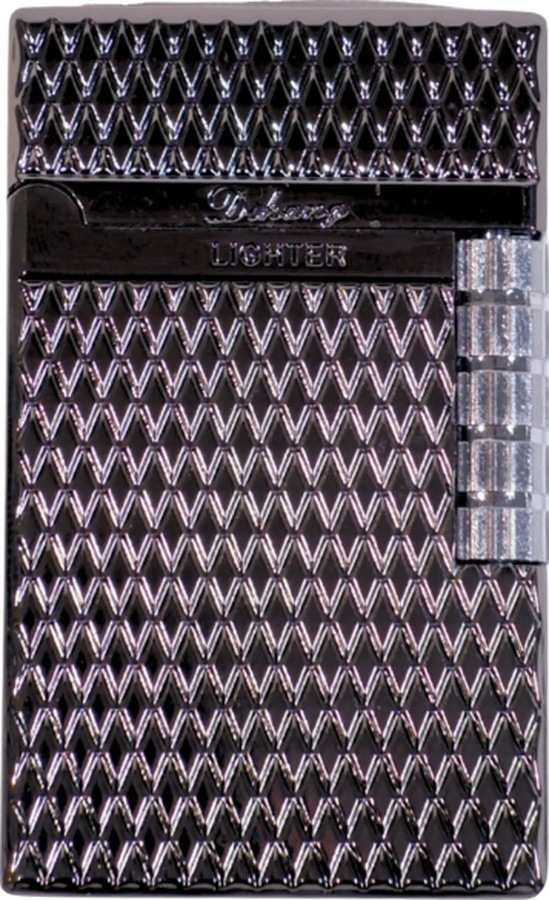 Black Martin Soft Flame Desenli Gunmetal Metal Çakmak - Tr9280
