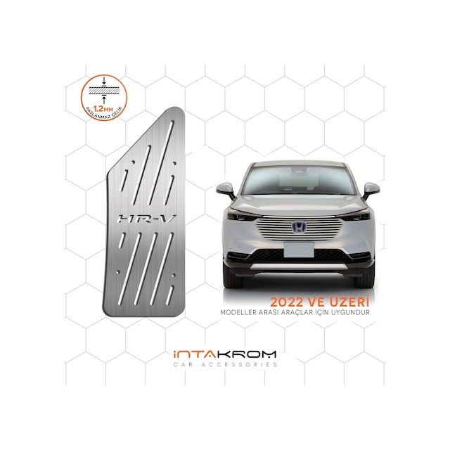 Honda Hrv Krom Ayak Dinlendirme Pedalı 2022 Ve Üzeri