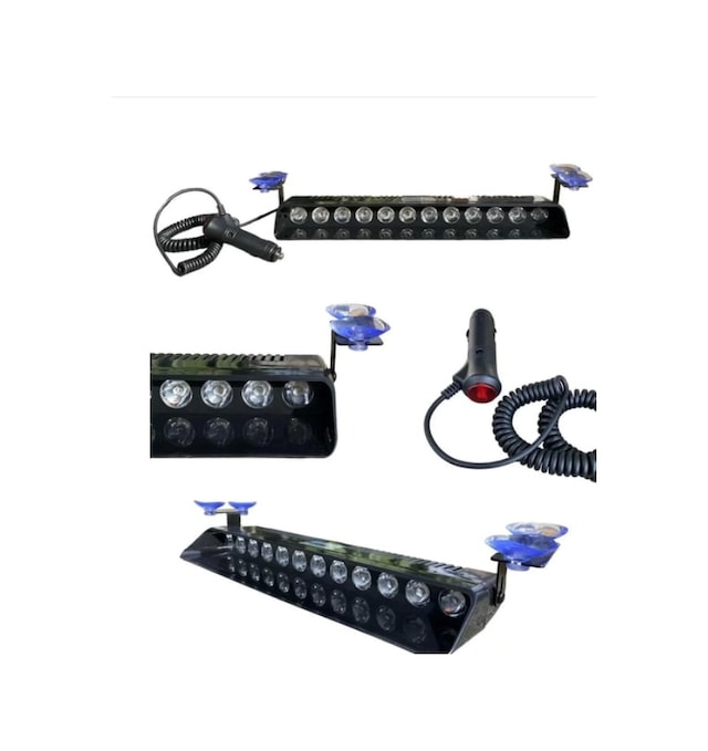 S12 Sarı Beyaz Çakar Lamba 12v/24v Uyumlu, Yüksek Işık Gücü, Acil Uyarı Ve İkaz Lambası