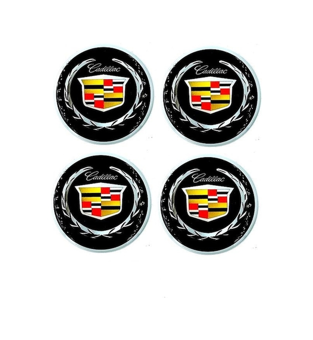 Etiketçilere Özel Cadillac Jant Göbeği Damla Sticker - Jant Göbeği Damla Sticker Cadillac