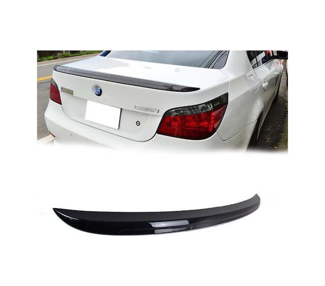 Bmw E60 M5 Bagaj Üstü Spoiler Parlak Siyah Spoyler Plastik İthal 2004-2010