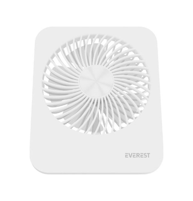 Everest Efn-601 Beyaz 2000mah 4 Kademeli 4000rpm Hız Metal Ayak Masaüstü Usb Fan