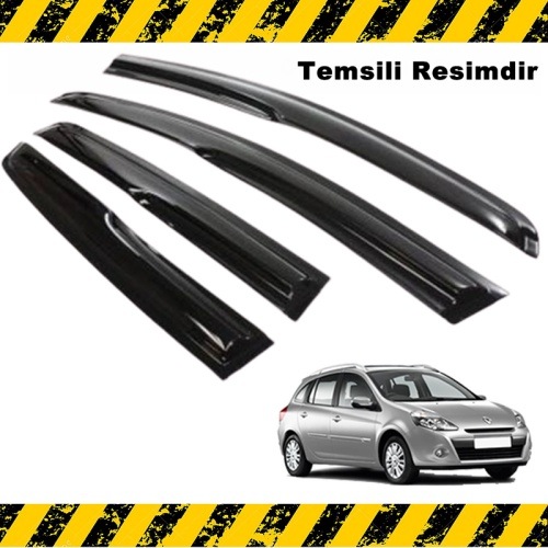 Renault Clio 3 Mügen Cam Rüzgarlığı Stw 2006-2012 Arası 4 Lü N11.31238