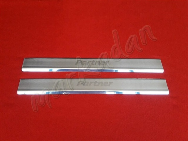 Markadan Peugeot Partner Krom Kapı Eşiği 1996-2008 2 Parça Paslan N11.5184