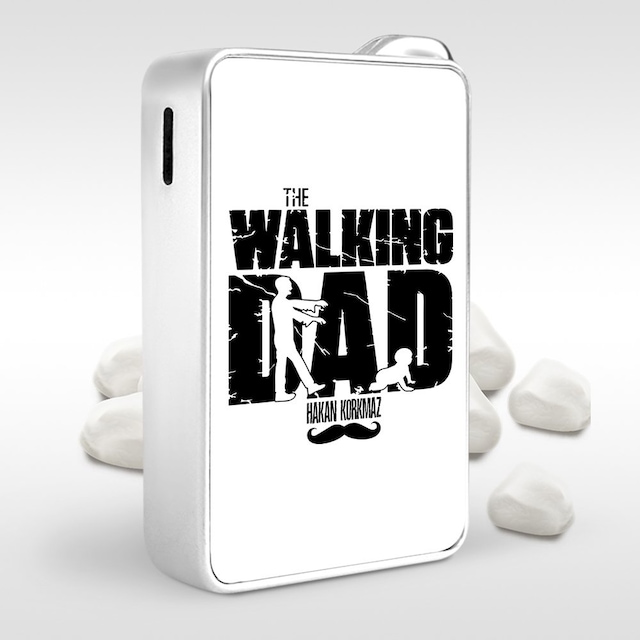Kişiye Özel The Walking Dad Tasarımlı Metal Çakmak - 1