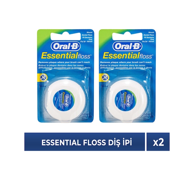 Diş Ipi Essential Floss 50m X2 Adet