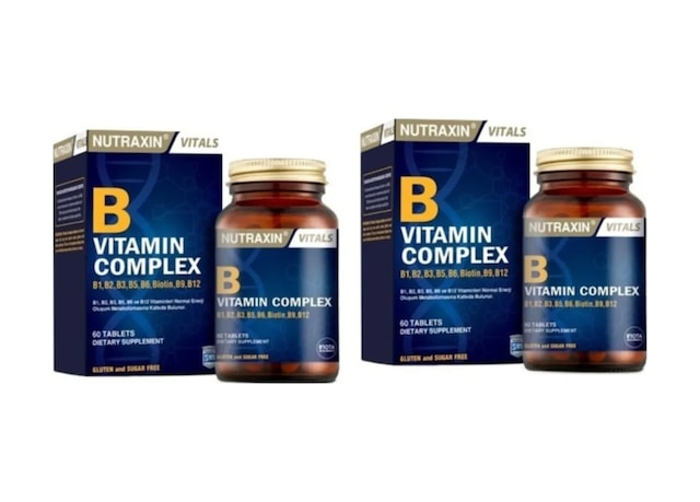 Nutraxin Vitamin B Complex 60 Tablet 2 Adet