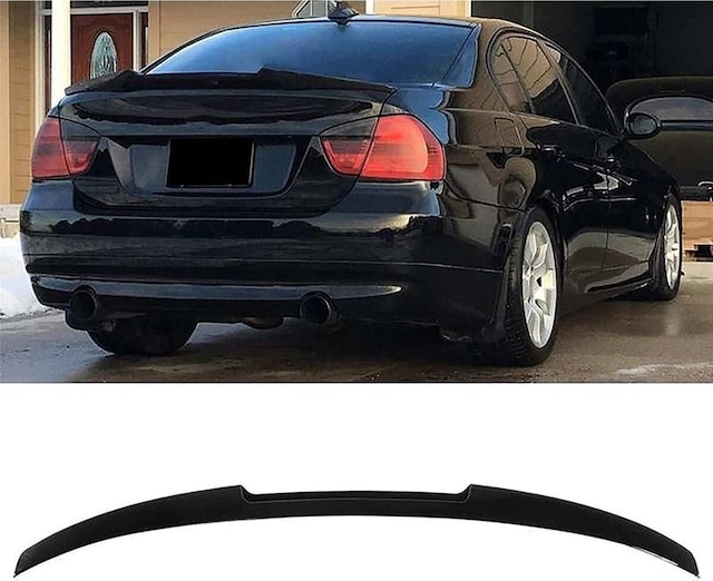Bmw E90 2006- Plastik Parlak Siyah M4 Yarasa Spoiler