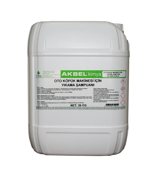 Akbel Oto Köpük Makinesi için Yıkama Şampuanı 20 Kg 1/100