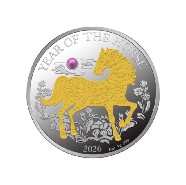 Agakulche At Yılı Gümüş Sikke Coin