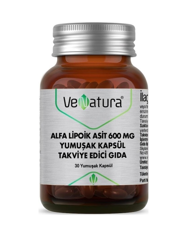 Venatura Alfa Lipoik Asit 600 Mg 30 Kapsül