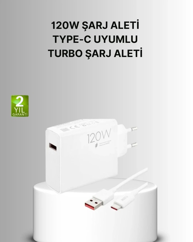 Ers 120w Mi Turbo Akıllı Tanıma Çipli Hızlı Şarj Cihazı Taşınabilir Ve Dayanıklı