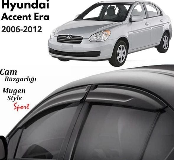 Hyundai Accent Era Uyumlu Cam Rüzgarlığı 2006-2012 Arası Uyumlu M