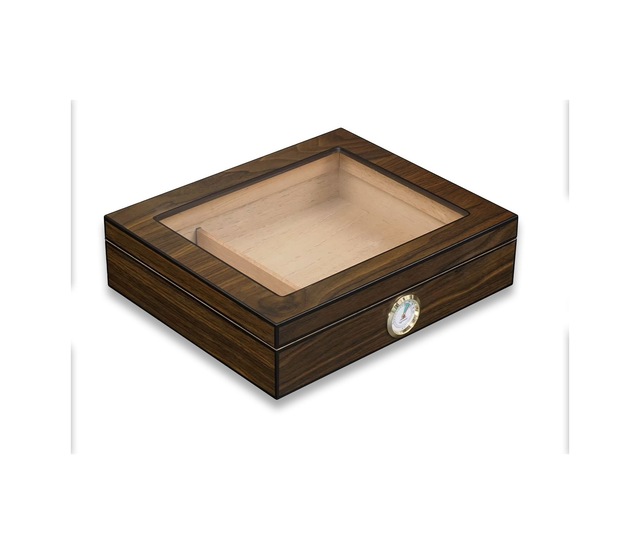Cigarloong Camlı Puro Kutusu Humidor Ceviz 25's 25617285