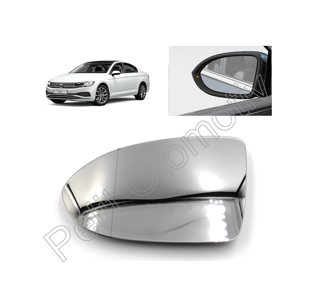 Passat B8 Ayna Camı Sol 3g0857521 2015-2024