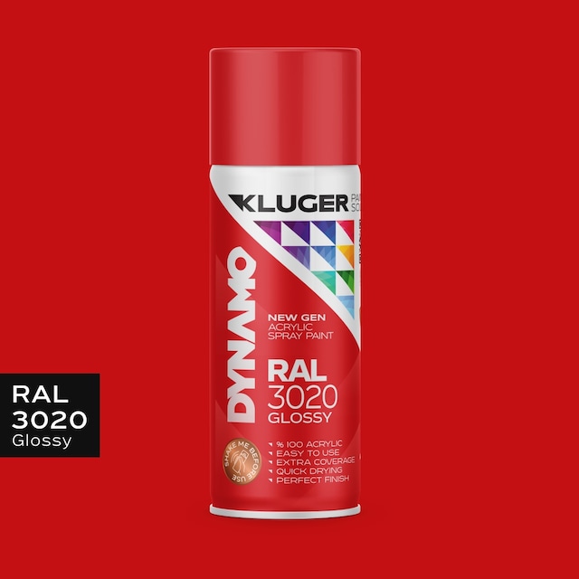 Kluger Bayrak Kırmızı Spey Boya Ral 3020