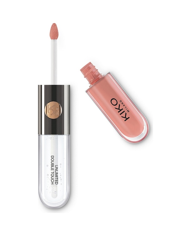 Kiko Ruj Unlimited Double Touch 102 Satin Rosy Beige