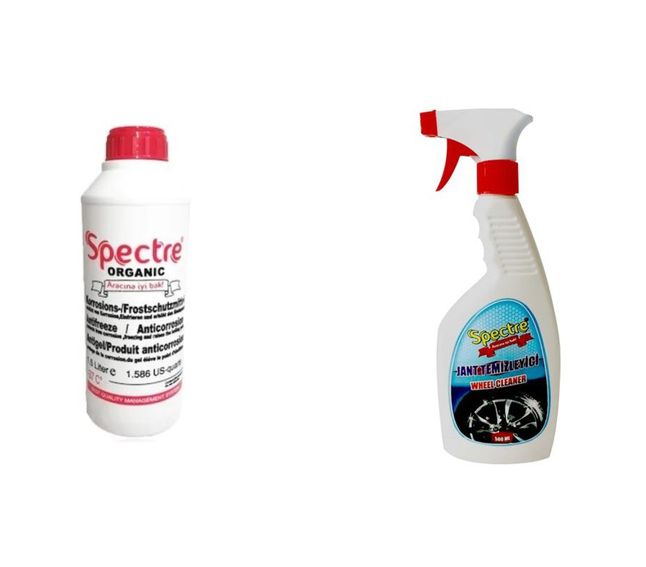 Kırmızı Antifriz + Jant Temizleyici