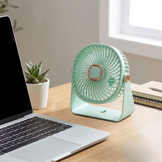 Büro Ev Ofis si İçin 3mod Masaüstü Duvara Asılır Standlı Kaydırmaz Pedli Mini Fan