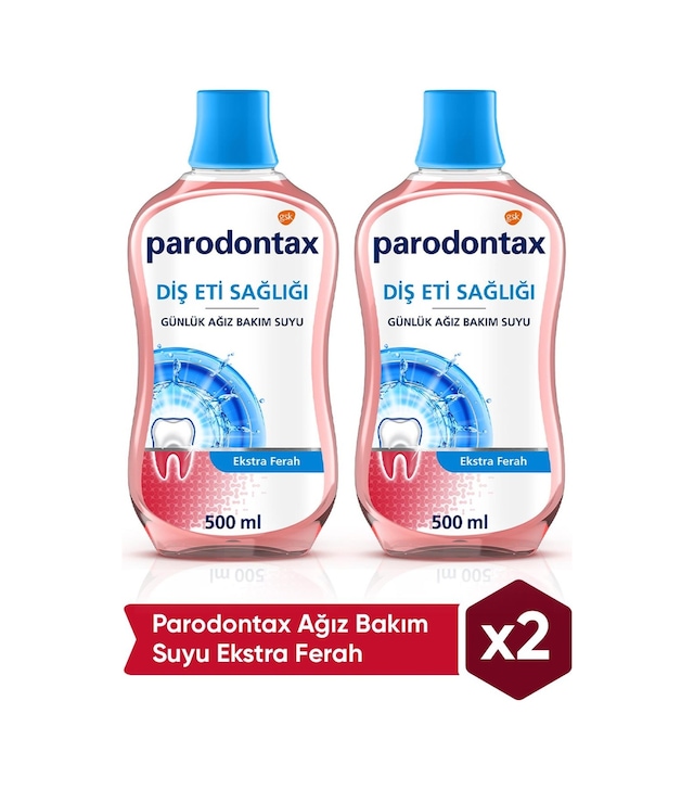 Parodontax Ağız Bakım Suyu Ekstra Ferah 2 x 500 ML
