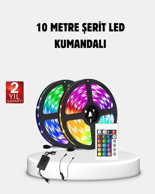 Rgb Smart Şerit Led Tv Arkası Ve Dekoratif Alanlar İçin Işık Şe