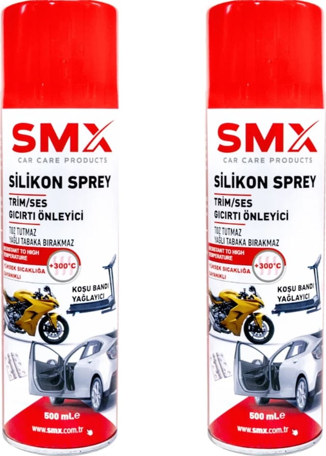 Silikon Yağlayıcı Sprey 500 Ml 2 Adet