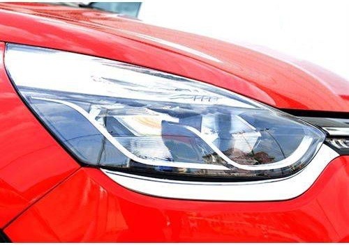 Renault Clio 4 Uyumlu 2012-2018 Krom Ön Far Kaşı 2 Parça Paslanmaz Çelik