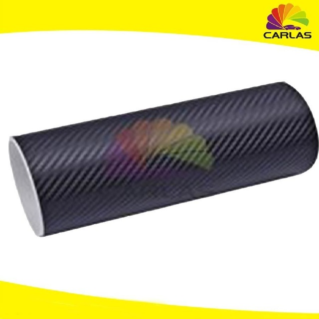 Oto Karbon Kaplama Folyo Hava Kanallı Siyah 152Cm X 3M